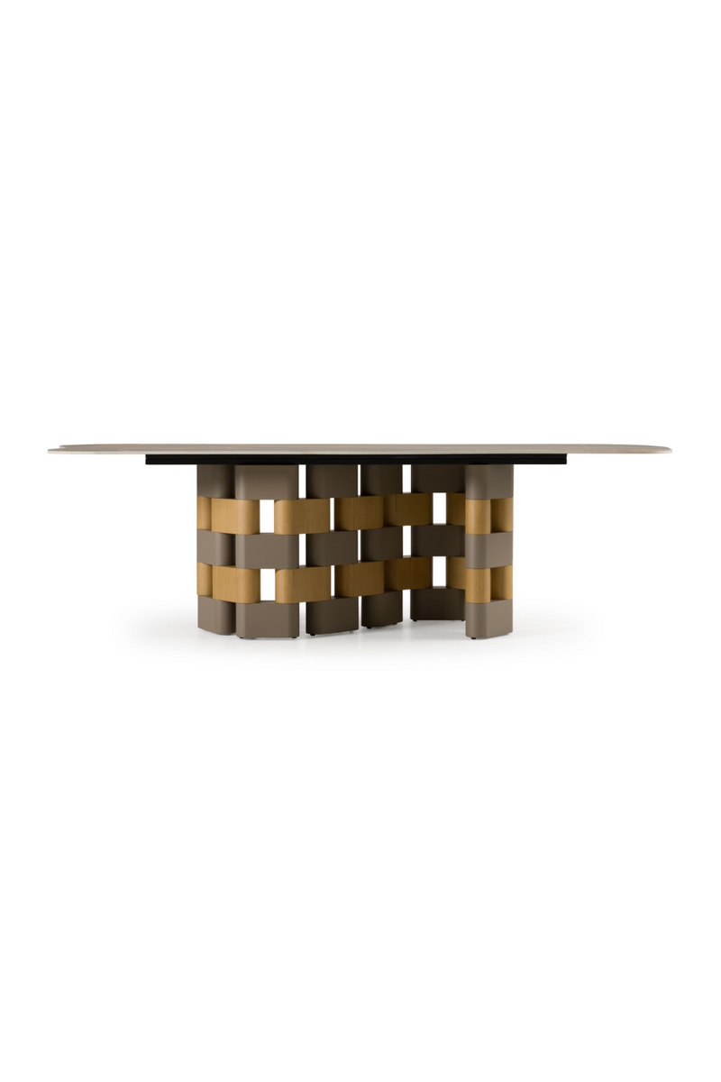 Dark Ceramic Dining Table | OROA Modern Falzone | Oroatrade.com