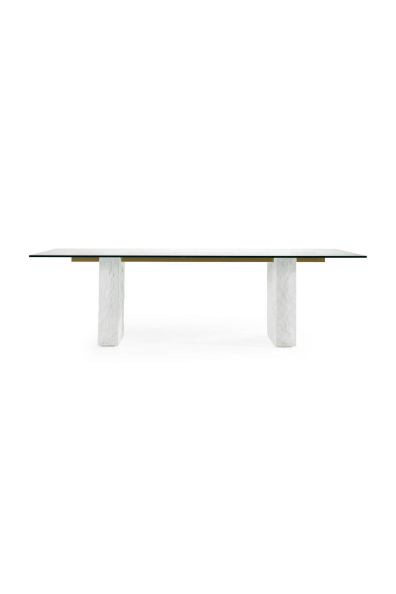 White Fiberglass Dining Table | OROA Modern Ashley | Oroatrade.com