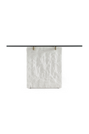 White Fiberglass Dining Table | OROA Modern Ashley