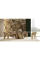 Travertine-Look Finish Dining Table | OROA Modern Kiefer | Oroatrade.com