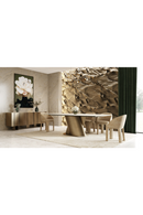 Travertine-Look Finish Dining Table | OROA Modern Kiefer | Oroatrade.com