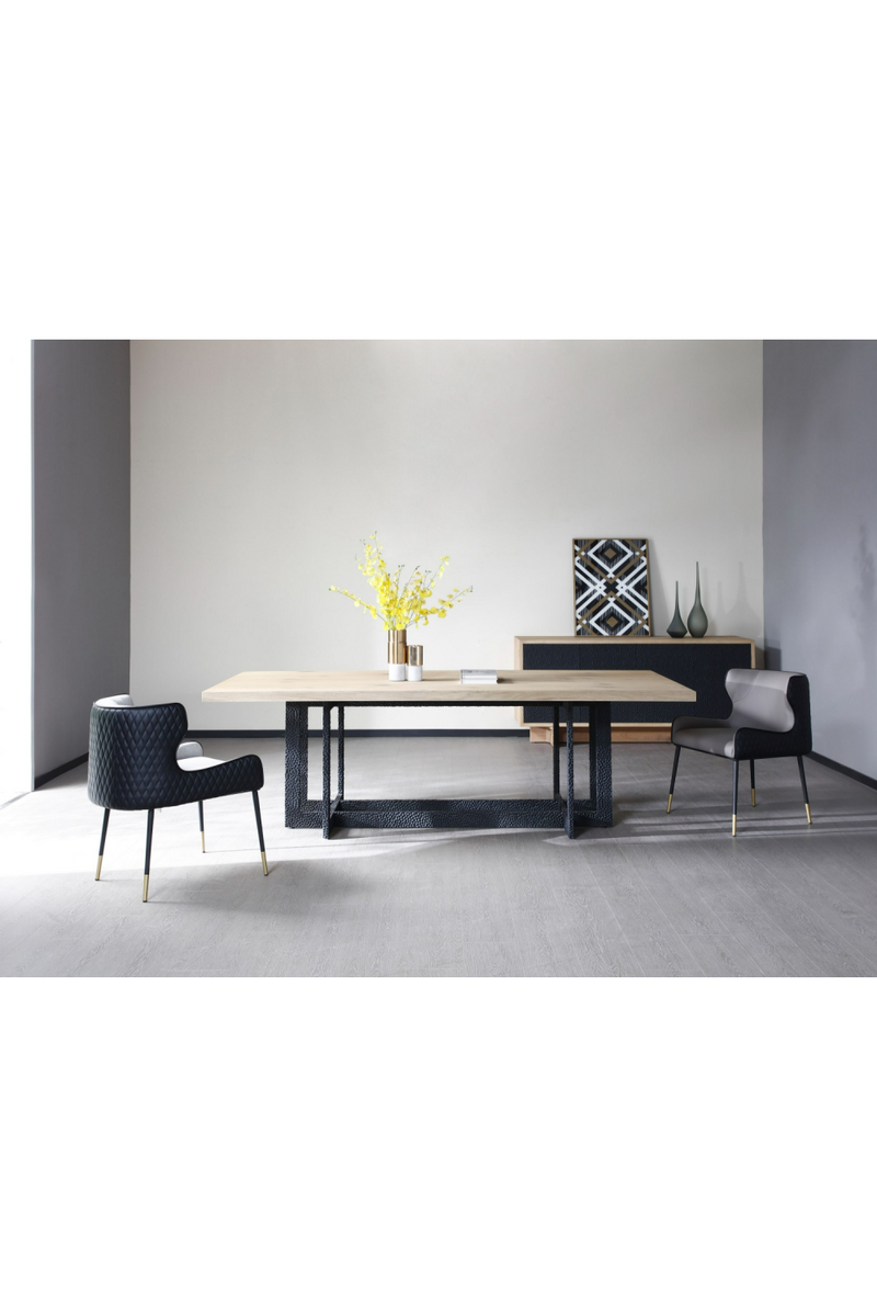 Natural Oak Veneer Dining Table | OROA Modern T8963 | Oroatrade.com