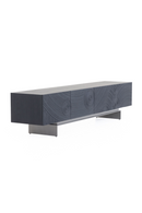 Black Ash 4-Door TV Stand | OROA Modern Cirque | Oroatrade.com