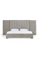 Gray Panel Headboard Queen Bed | OROA Modern Buckley | Oroatrade.com