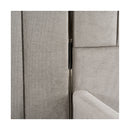 Gray Panel Headboard Queen Bed | OROA Modern Buckley