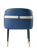 Blue Vegan Leather Dining Chair | OROA Modern Calderon | Oroatrade.com