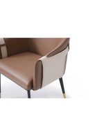 Two-Toned Vegan Leather Dining Chair | OROA Modern Calder | Oroatrade.com