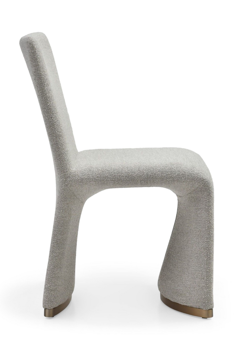 Gray Boucle Dining Chairs (2) | OROA Modern Kenda | Oroatrade.com