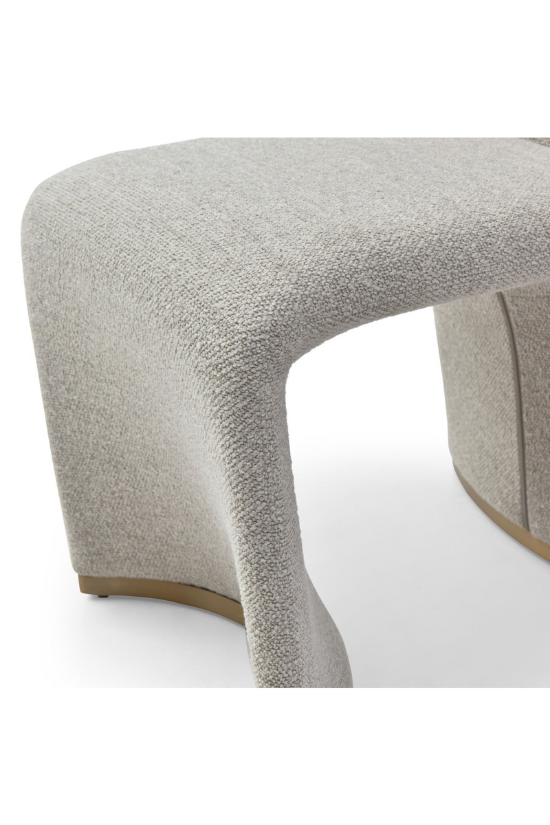 Gray Boucle Dining Chairs (2) | OROA Modern Kenda | Oroatrade.com