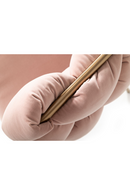 Hexagonal-Padded Pink Velvet Dining Chair | OROA Modern Debra | Oroatrade.com