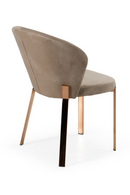Velvet Shell Dining Chairs (2) | OROA Modern Nadia | Oroatrade.com