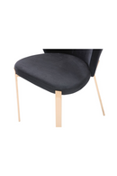 Velvet Shell Dining Chairs (2) | OROA Modern Nadia | Oroatrade.com