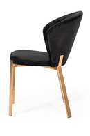 Velvet Shell Dining Chairs (2) | OROA Modern Nadia | Oroatrade.com