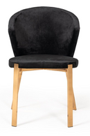 Velvet Shell Dining Chairs (2) | OROA Modern Nadia | Oroatrade.com