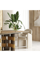 Beige Fabric Dining Chair | OROA Modern Ashley | Oroatrade.com