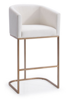 White Fabric Bar Chair | OROA Modern Yukon | Oroatrade.com