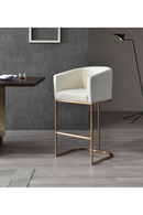 White Fabric Bar Chair | OROA Modern Yukon | Oroatrade.com