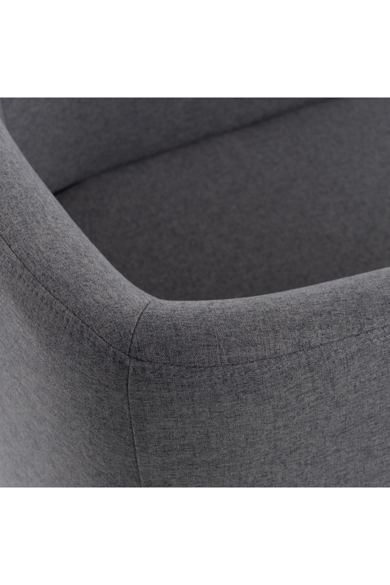 U-Shaped Brass Base Dining Chair | OROA Modern Yukon | Oroatrade.com