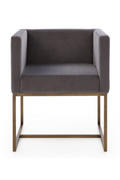 Square Tuxedo Arm Dining Chair | OROA Modern Marty | Oroatrade.com