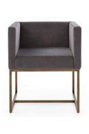Square Tuxedo Arm Dining Chair | OROA Modern Marty | Oroatrade.com