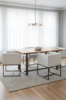 Square Tuxedo Arm Dining Chair | OROA Modern Marty | Oroatrade.com