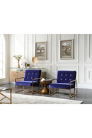 Blue Tufted Accent Chair | OROA Modern Samara | Oroatrade.com