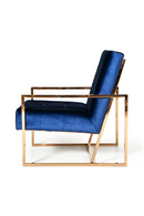 Blue Tufted Accent Chair | OROA Modern Samara | Oroatrade.com