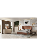 Orange Upholstered Bed | OROA Modern Roma | Oroatrade.com