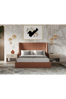 Orange Upholstered Bed | OROA Modern Roma | Oroatrade.com