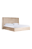 Taupe Microfiber Bed | OROA Modern Roma | Oroatrade.com