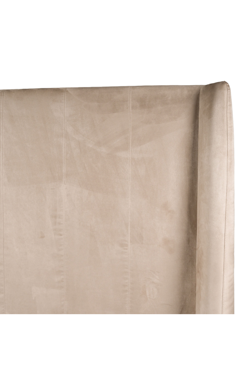 Taupe Microfiber Bed | OROA Modern Roma | Oroatrade.com