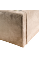 Taupe Microfiber Bed | OROA Modern Roma | Oroatrade.com