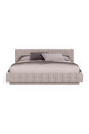 Gray Velvet Bed | OROA Modern Concord | Oroatrade.com