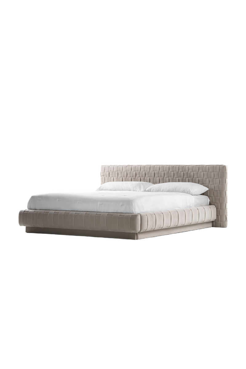 Gray Velvet Bed | OROA Modern Concord | Oroatrade.com