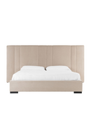 Beige Velvet Bed | OROA Modern Penelope | Oroatrade.com