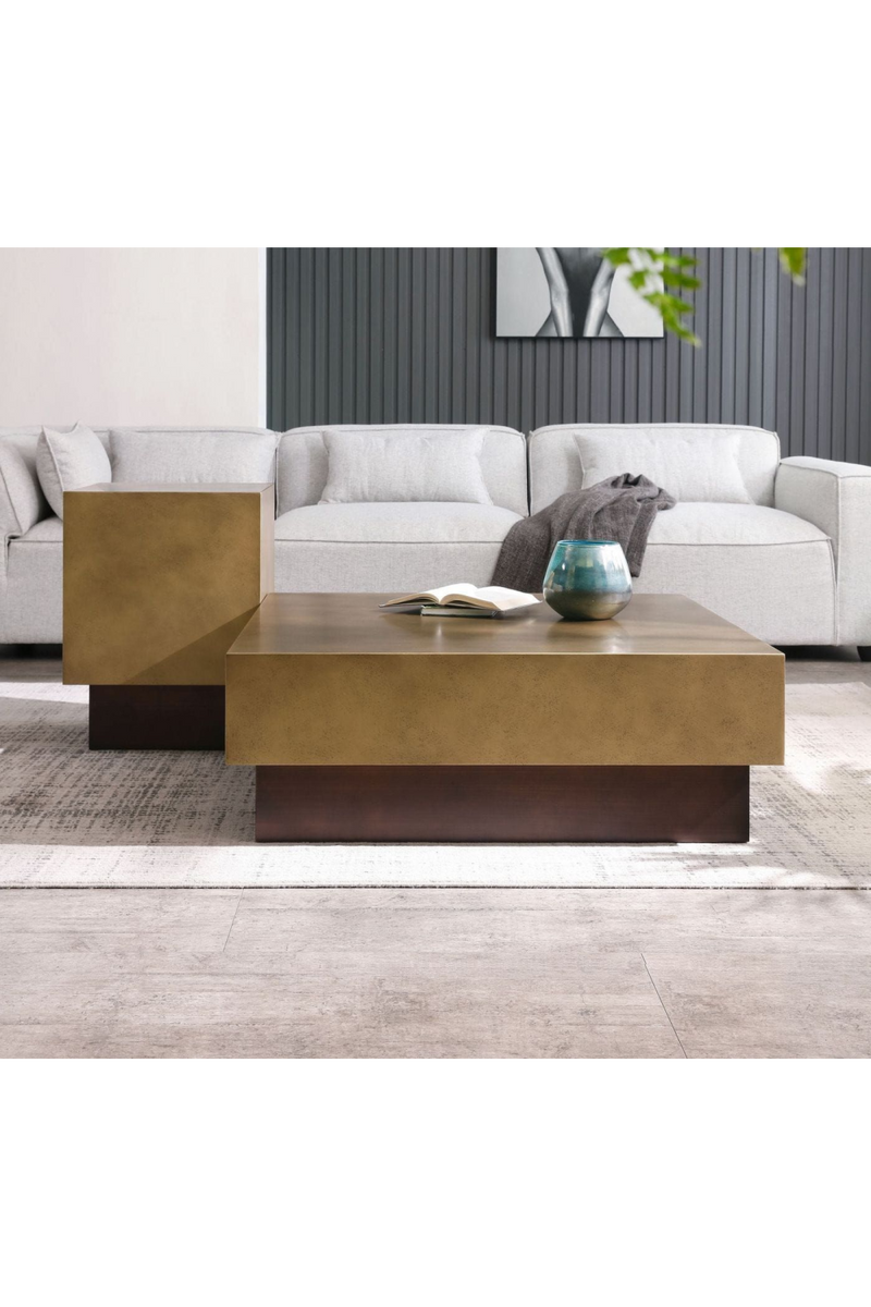 Antique Copper Coffee Table | OROA Modern Derek | Oroatrade.com