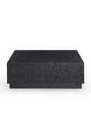Black Square 4-Drawer Coffee Table | OROA Modern Kenda | Oroatrade.com