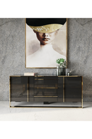 Black Gloss Sideboard | OROA Modern Cartier | Oroatrade.com