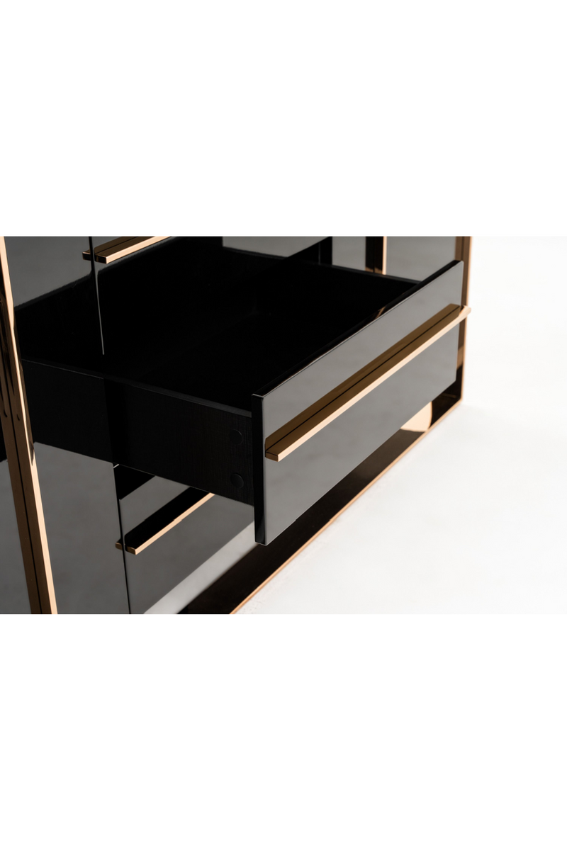 Black Gloss Sideboard | OROA Modern Cartier | Oroatrade.com