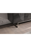 Gray Faceted 4-Door Sideboard | OROA Modern Vanguard | Oroatrade.com