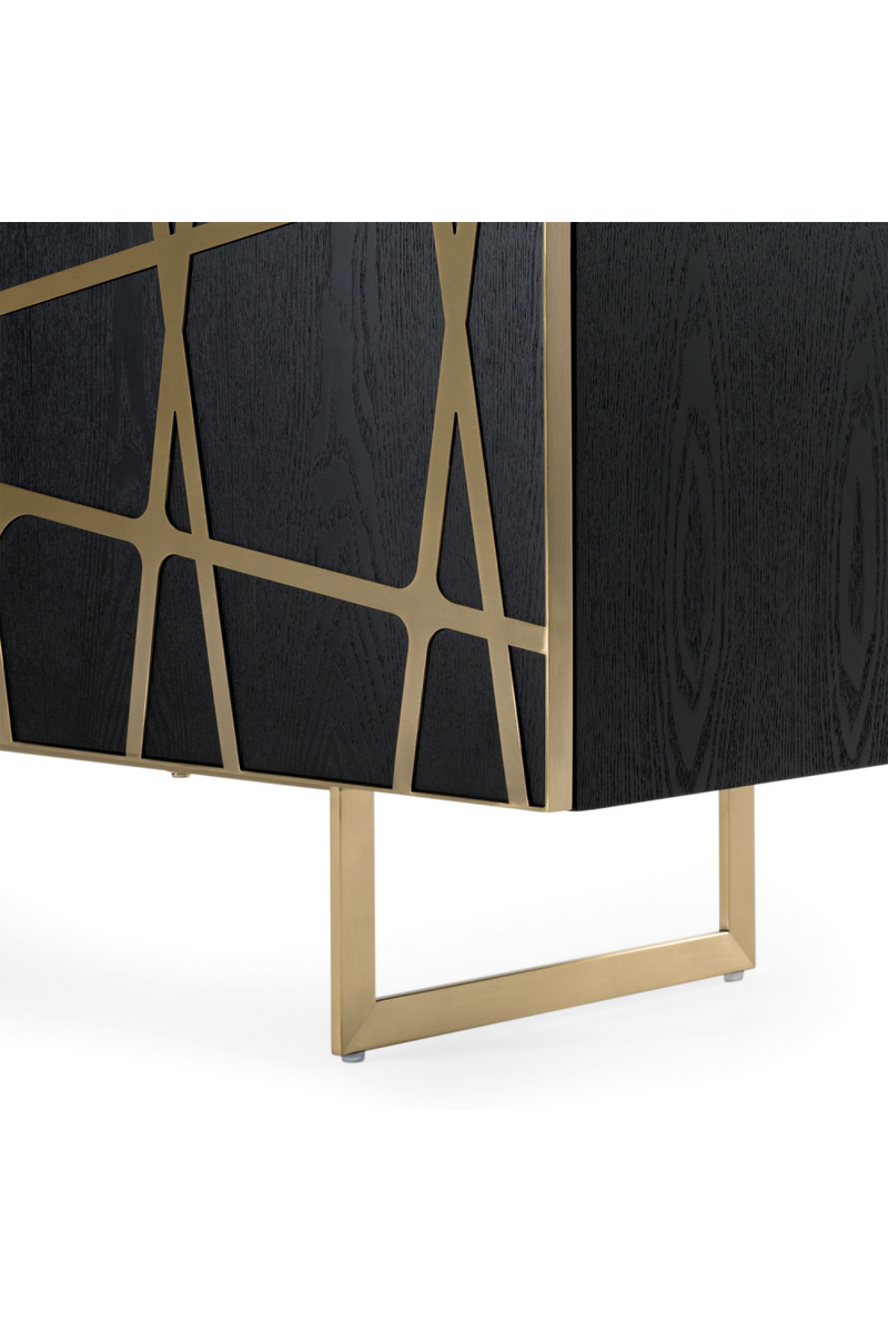 Black Oak 4-Door Sideboard | OROA Modern Kilson | Oroatrade.com