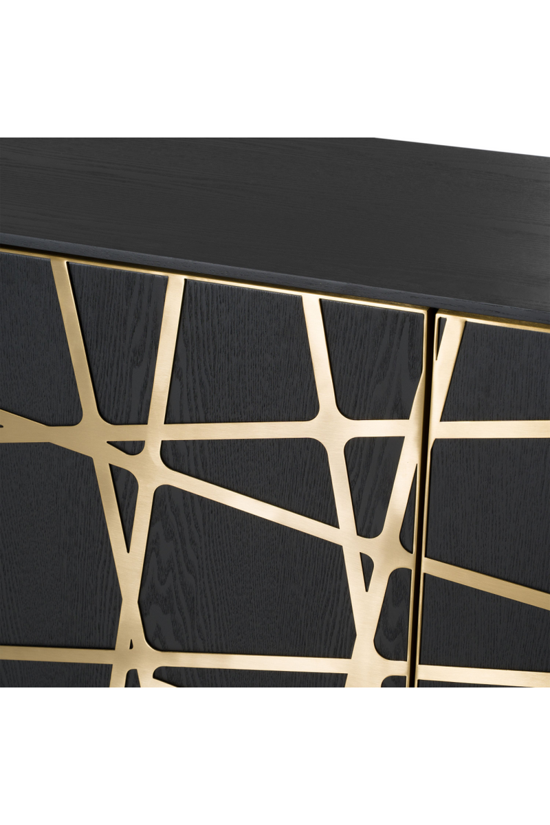 Black Oak 4-Door Sideboard | OROA Modern Kilson | Oroatrade.com