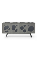 Matte Gray 4-Door Sideboard | OROA Modern Fontana | Oroatrade.com