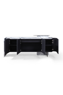 Black Oak 4-Door Sideboard | OROA Modern Broxburn | Oroatrade.com