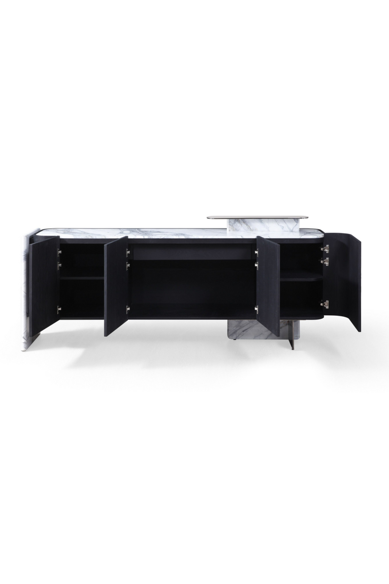 Black Oak 4-Door Sideboard | OROA Modern Broxburn | Oroatrade.com