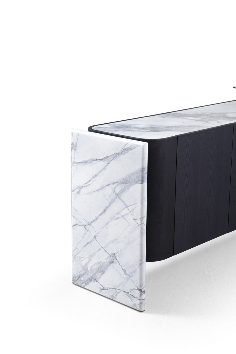 Black Oak 4-Door Sideboard | OROA Modern Broxburn | Oroatrade.com