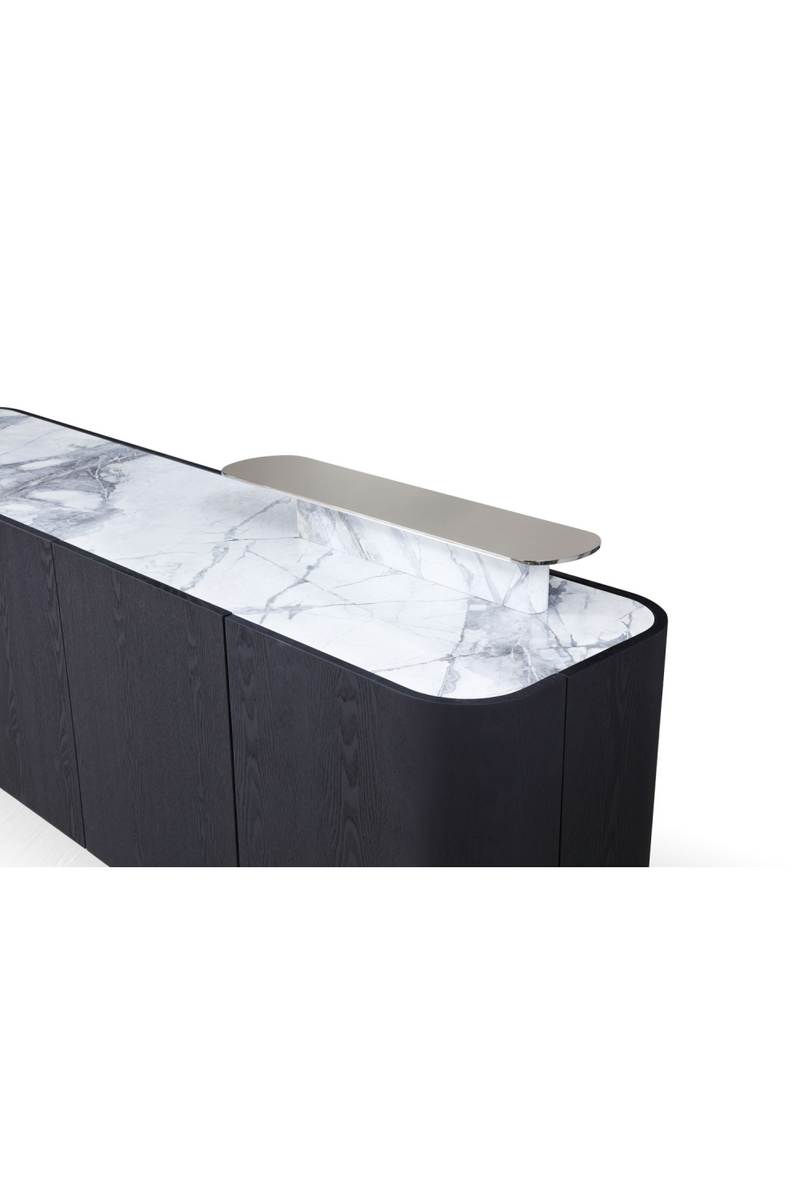 Black Oak 4-Door Sideboard | OROA Modern Broxburn | Oroatrade.com
