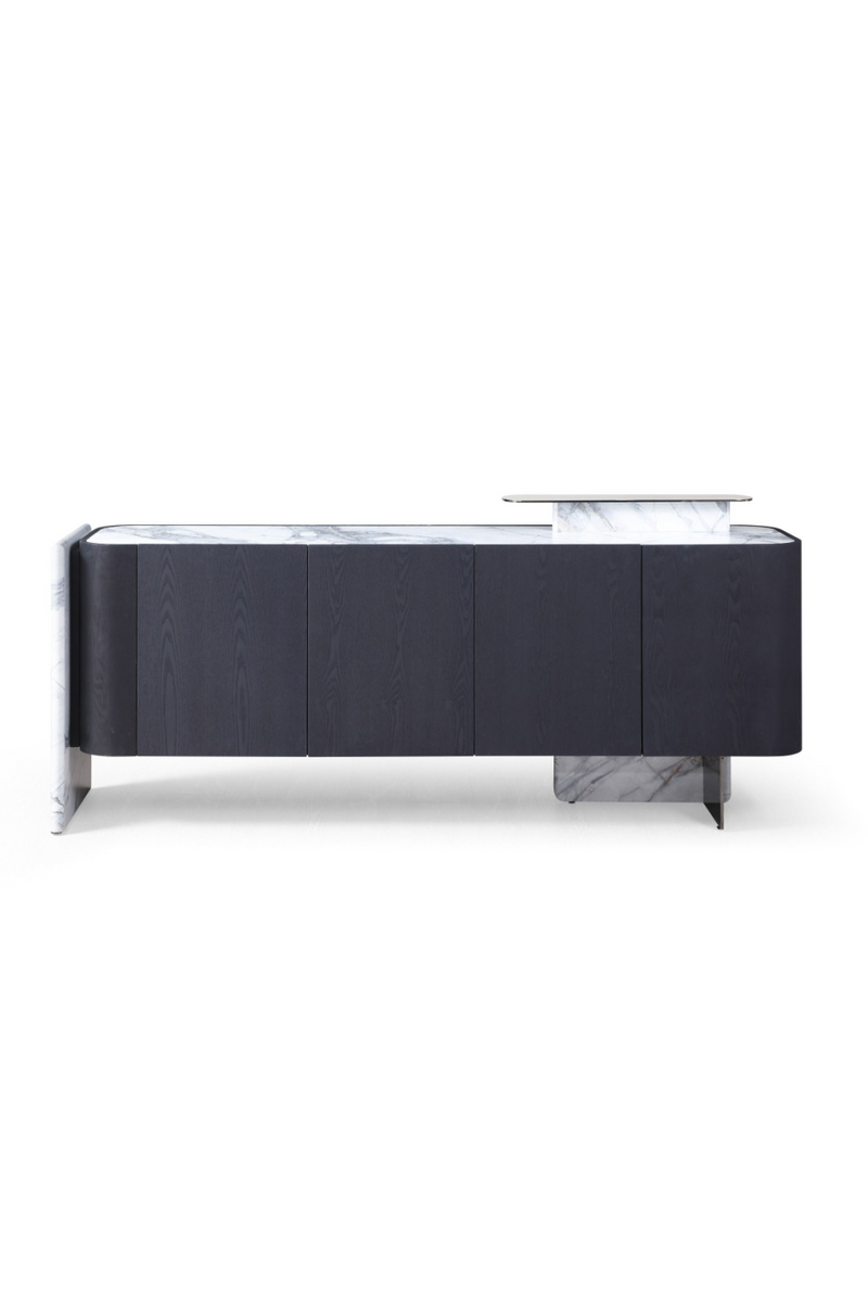 Black Oak 4-Door Sideboard | OROA Modern Broxburn | Oroatrade.com