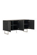 Black Ash 4-Door Sideboard | OROA Modern Kenda | Oroatrade.com