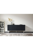 Black Ash 4-Door Sideboard | OROA Modern Kenda | Oroatrade.com